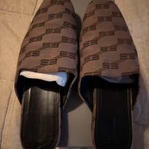 Balenciaga Brown Patterned Loafers